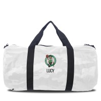 Именная спортивная сумка Boston Celtics White Camo Print