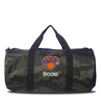 Именная спортивная сумка New York Knicks Camo Print