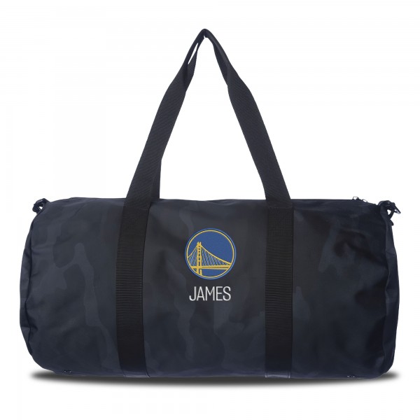 Именная спортивная сумка Golden State Warriors Navy Camo Print