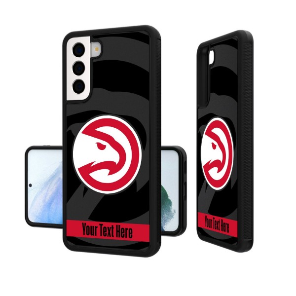 Чехол на телефон Atlanta Hawks Personalized Tilt Design Galaxy