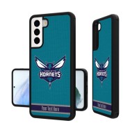 Чехол на телефон Charlotte Hornets Personalized Stripe Galaxy