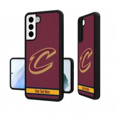 Чехол на телефон Cleveland Cavaliers Personalized Stripe Galaxy