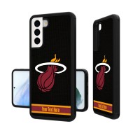 Чехол на телефон Miami Heat Personalized Stripe Galaxy