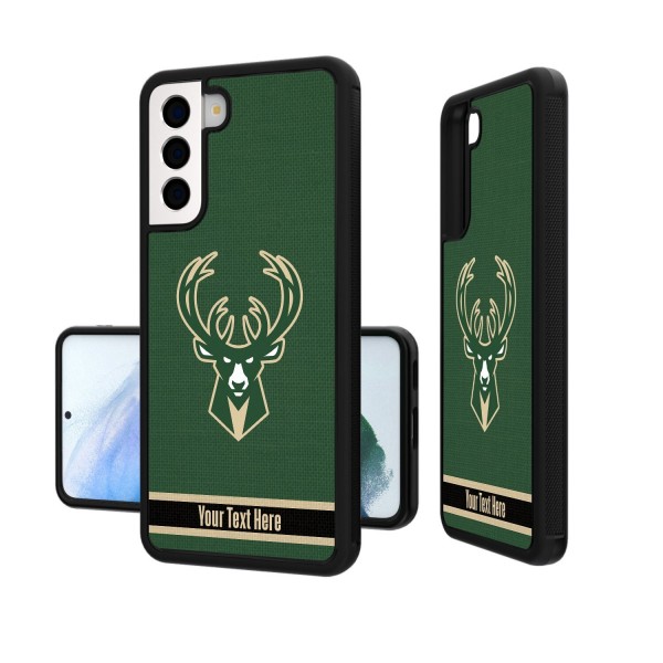 Чехол на телефон Milwaukee Bucks Personalized Stripe Galaxy
