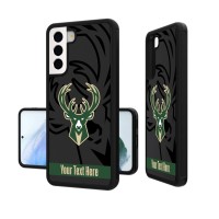 Чехол на телефон Milwaukee Bucks Personalized Tilt Design Galaxy