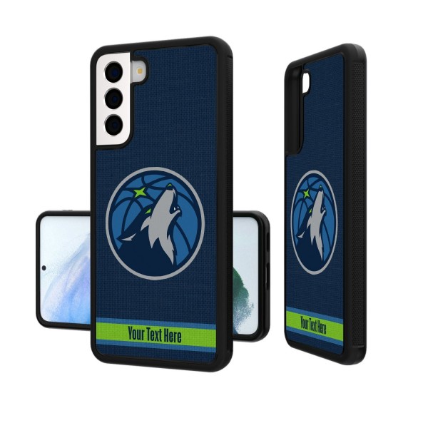 Чехол на телефон Minnesota Timberwolves Personalized Stripe Galaxy