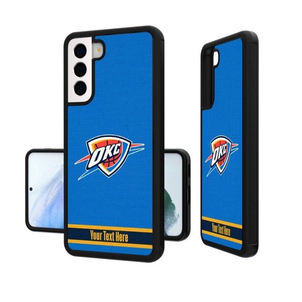 Чехол на телефон Oklahoma City Thunder Personalized Stripe Galaxy