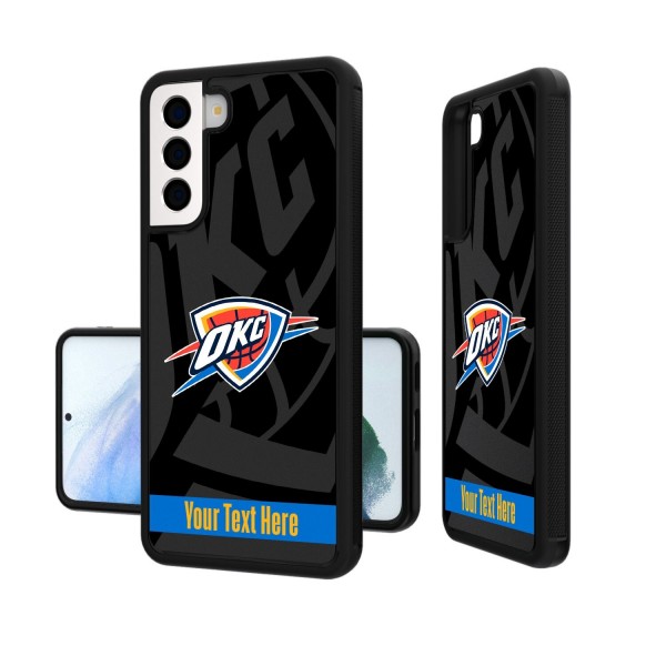 Чехол на телефон Oklahoma City Thunder Personalized Tilt Design Galaxy