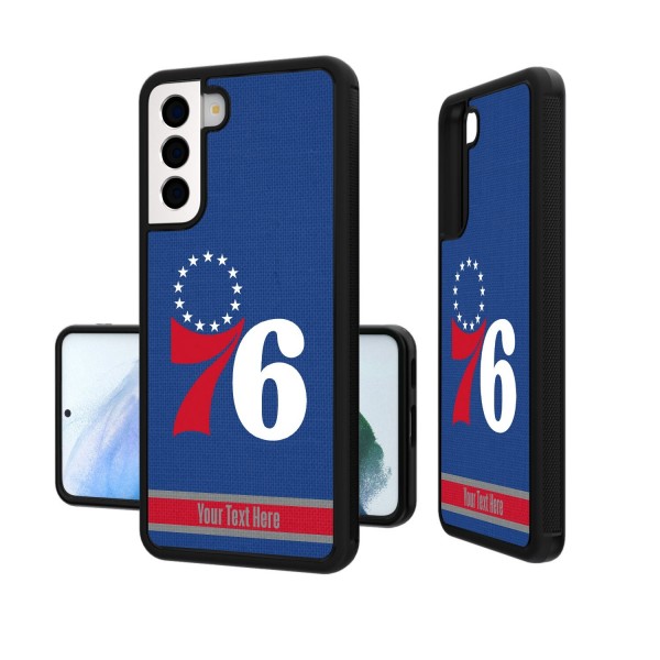 Чехол на телефон Philadelphia 76ers Personalized Stripe Galaxy