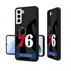 Чехол на телефон Philadelphia 76ers Personalized Tilt Design Galaxy