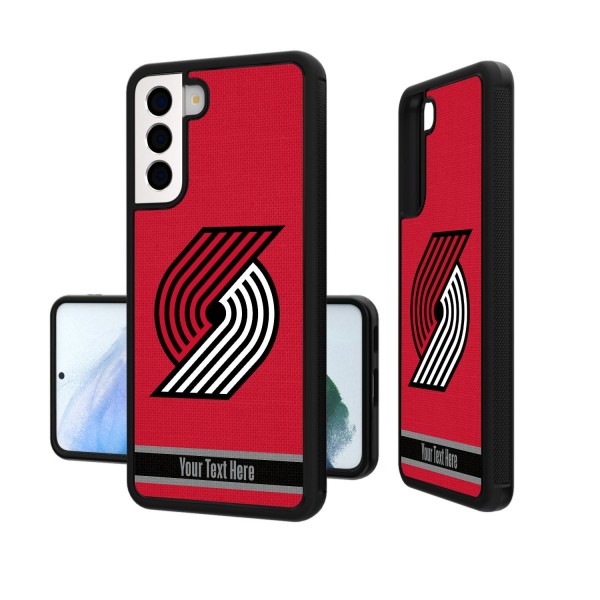 Чехол на телефон Portland Trail Blazers Personalized Stripe Galaxy
