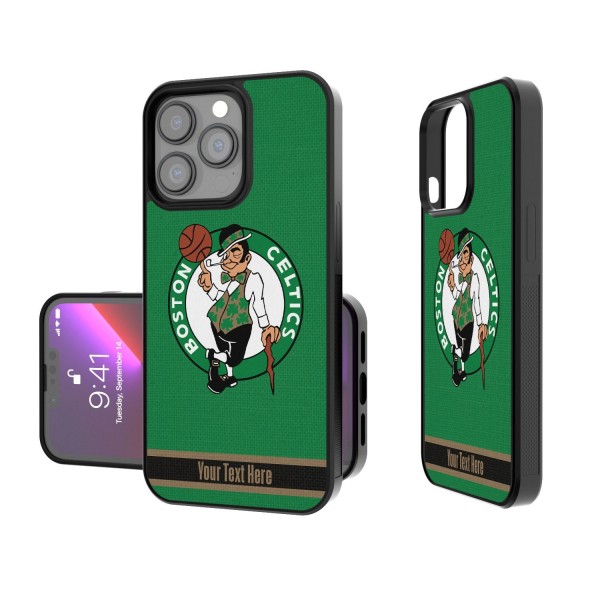 Чехол на телефон Boston Celtics Personalized Stripe Design iPhone