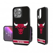 Chicago Bulls Personalized Stripe Design iPhone Bump Case