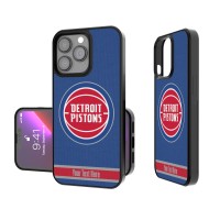 Чехол на телефон Detroit Pistons Personalized Stripe Design iPhone