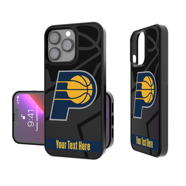 Indiana Pacers Personalized Tilt Design iPhone Bump Case