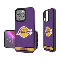 Чехол на телефон Los Angeles Lakers Personalized Stripe Design iPhone