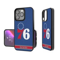 Чехол на телефон Philadelphia 76ers Personalized Stripe Design iPhone