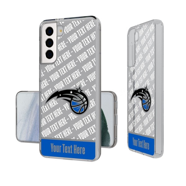 Именной чехол на телефон Orlando Magic Tilt Design Galaxy Clear