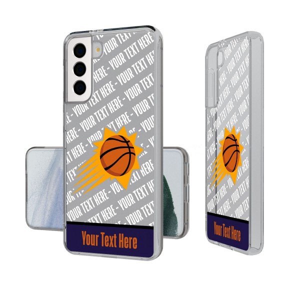 Именной чехол на телефон Phoenix Suns Tilt Design Galaxy Clear