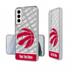 Именной чехол на телефон Toronto Raptors Tilt Design Galaxy Clear