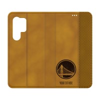 Именной чехол на телефон Golden State Warriors Burn Design Galaxy Folio