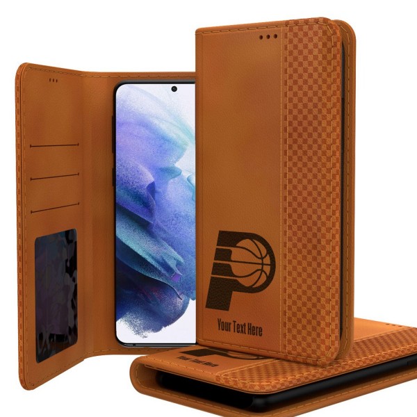 Indiana Pacers Personalized Burn Design Galaxy Folio Case