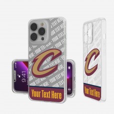 Чехол на телефон Cleveland Cavaliers Tilt Design Clear