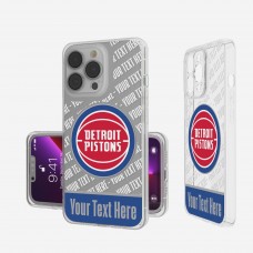 Чехол на телефон Detroit Pistons Tilt Design Clear