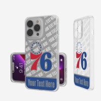 Чехол на телефон Philadelphia 76ers Tilt Design Clear