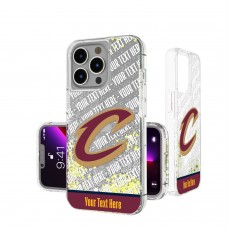 Именной чехол на телефон Cleveland Cavaliers Stripe iPhone Glitter