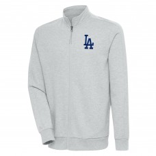 Кофта на молнии Los Angeles Dodgers Antigua Action - Heather Gray