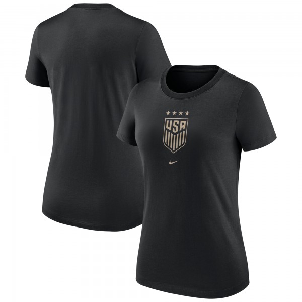 USWNT Nike WoCrest T-Shirt - Black