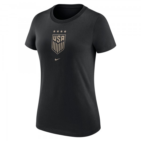 USWNT Nike WoCrest T-Shirt - Black