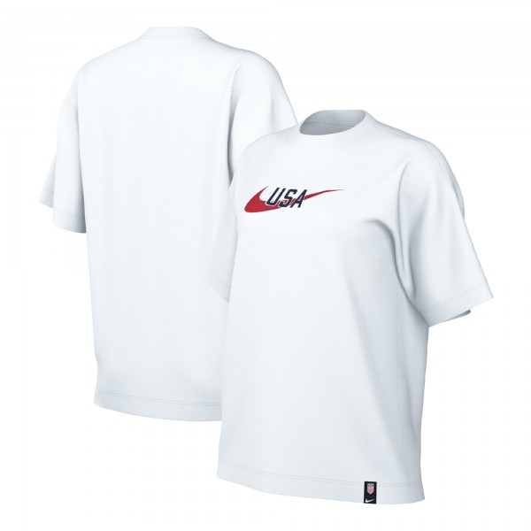USMNT Nike WoSwoosh T-Shirt - White