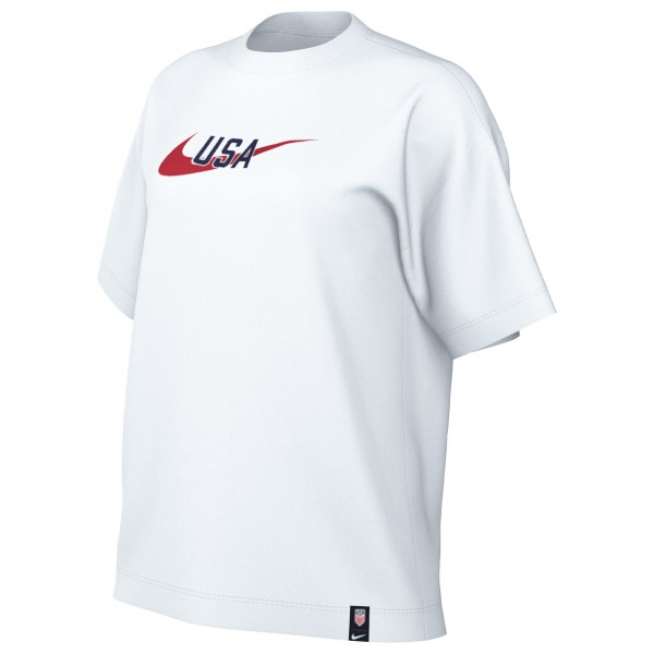 USMNT Nike WoSwoosh T-Shirt - White