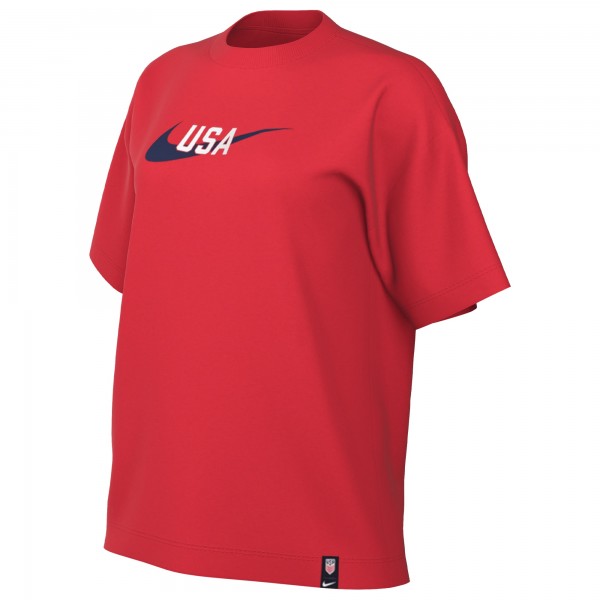 USMNT Nike WoSwoosh T-Shirt - Red