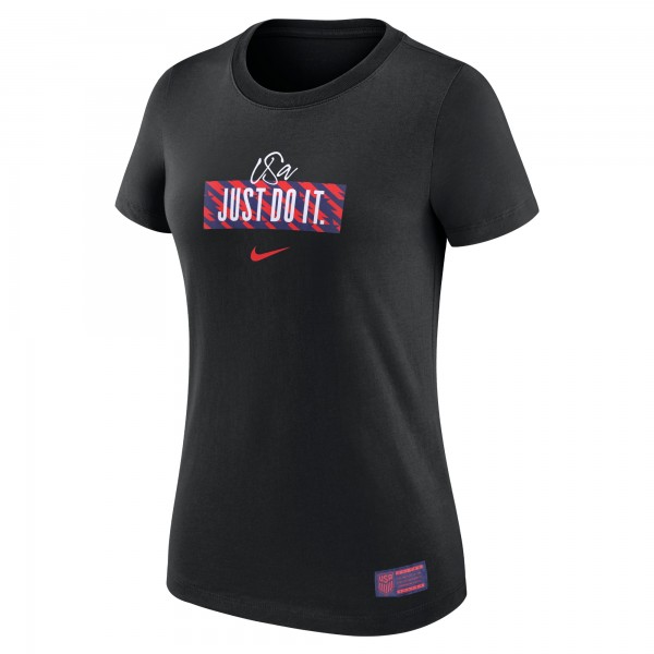 USMNT Nike WoVerbiage T-Shirt - Black