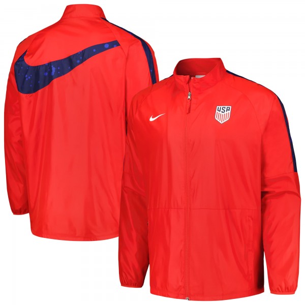 Кофта на молнии USMNT Nike 2023 Academy AWF Raglan - Red