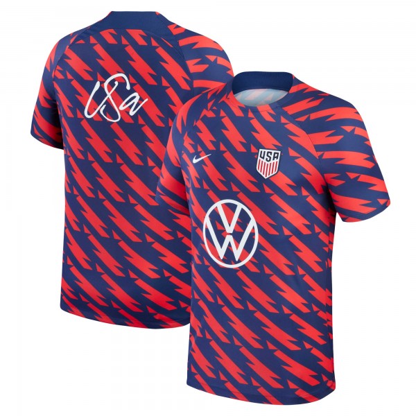 USMNT Nike 2023/24 Academy Pro Pre-Match Top - Navy