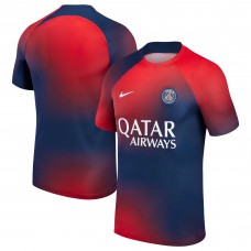 Футболка Paris Saint-Germain Nike 2023/24 Academy Pro Pre-Match - Navy