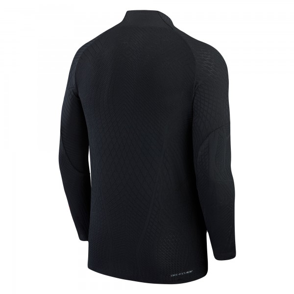 USWNT Nike 2023 Strike Drill Performance Quarter-Zip Long Sleeve Top - Black