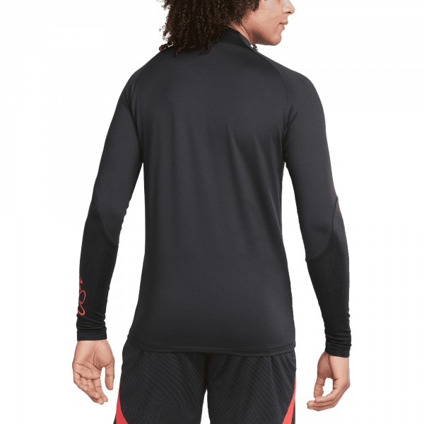 USWNT Nike 2023 Strike Drill Performance Raglan Quarter-Zip Long Sleeve Top - Black