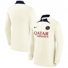 Кофта на короткой молнии Paris Saint-Germain Nike Strike Drill 2023/24 Performance - Cream