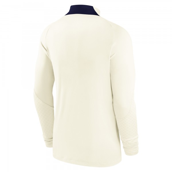 Кофта на короткой молнии Paris Saint-Germain Nike Strike Drill 2023/24 Performance - Cream