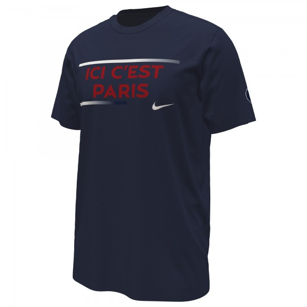 Футболка Paris Saint-Germain Nike Verbiage - Navy