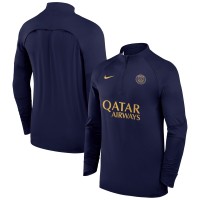 Кофта на короткой молнии Paris Saint-Germain Nike Strike Drill Raglan - Navy