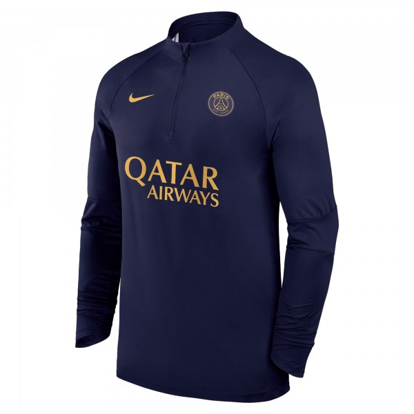 Кофта на короткой молнии Paris Saint-Germain Nike Strike Drill Raglan - Navy
