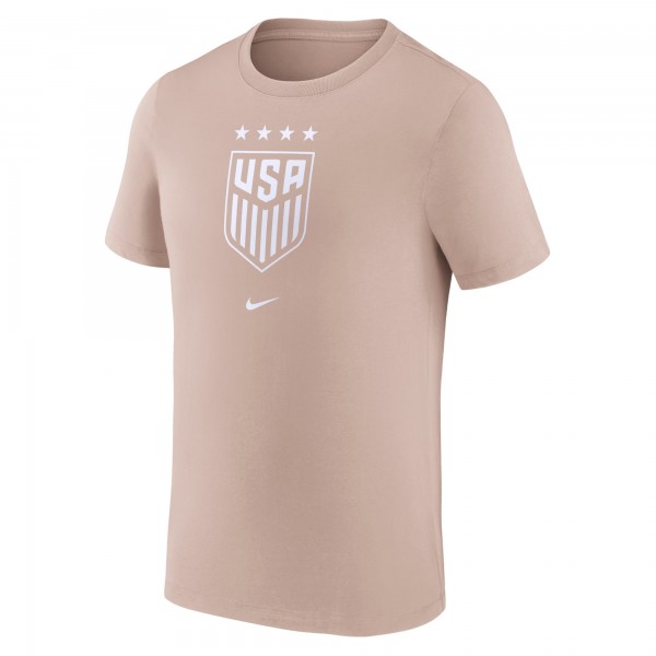 Подростковая USWNT Nike Crest T-Shirt - Tan