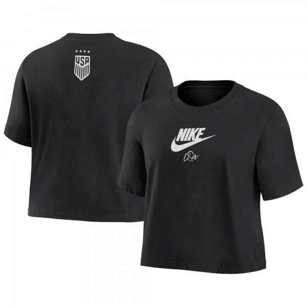 Подростковая USWNT Nike Futura T-Shirt - Black