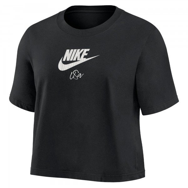 Подростковая USWNT Nike Futura T-Shirt - Black